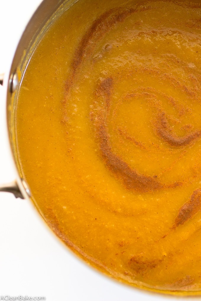 Creamy Dairy Free and Paleo Pumpkin Sage Soup