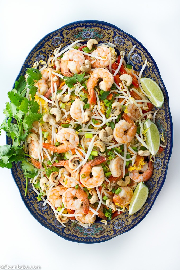 Homemade Pad Thai (gluten free, dairy free)