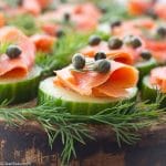 Smoked Salmon Bites (gluten free, grain free, paleo friendly, dairy free, egg free, low carb)