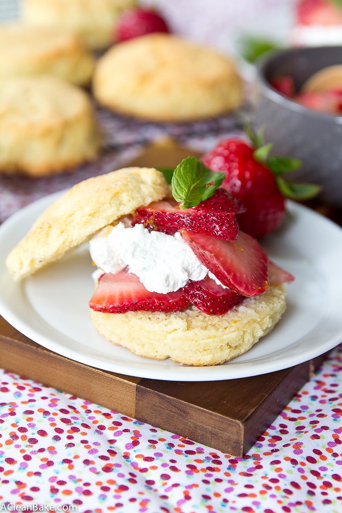 Paleo Strawberry Shortcake (Gluten free, Low Carb)