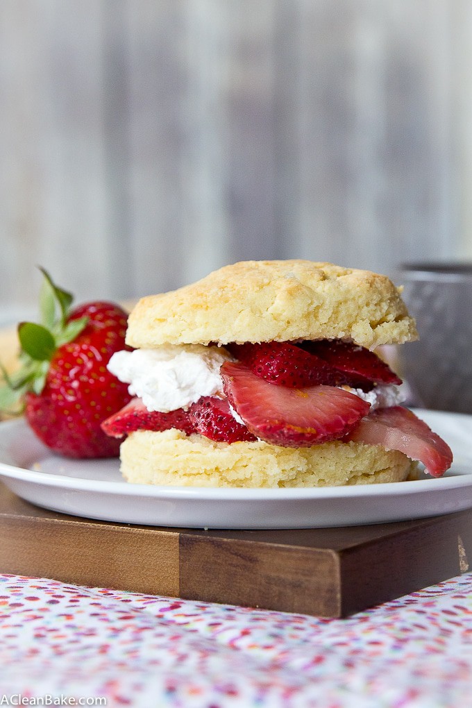 Paleo Strawberry Shortcake (Gluten free, Low Carb)