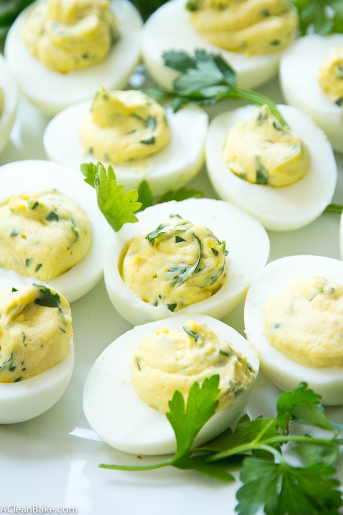 Paleo Herbed Deviled Eggs