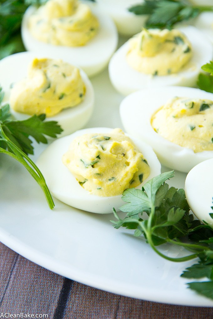 Paleo Herbed Deviled Eggs