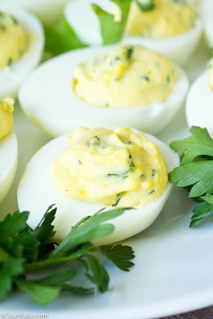 Paleo Herbed Deviled Eggs