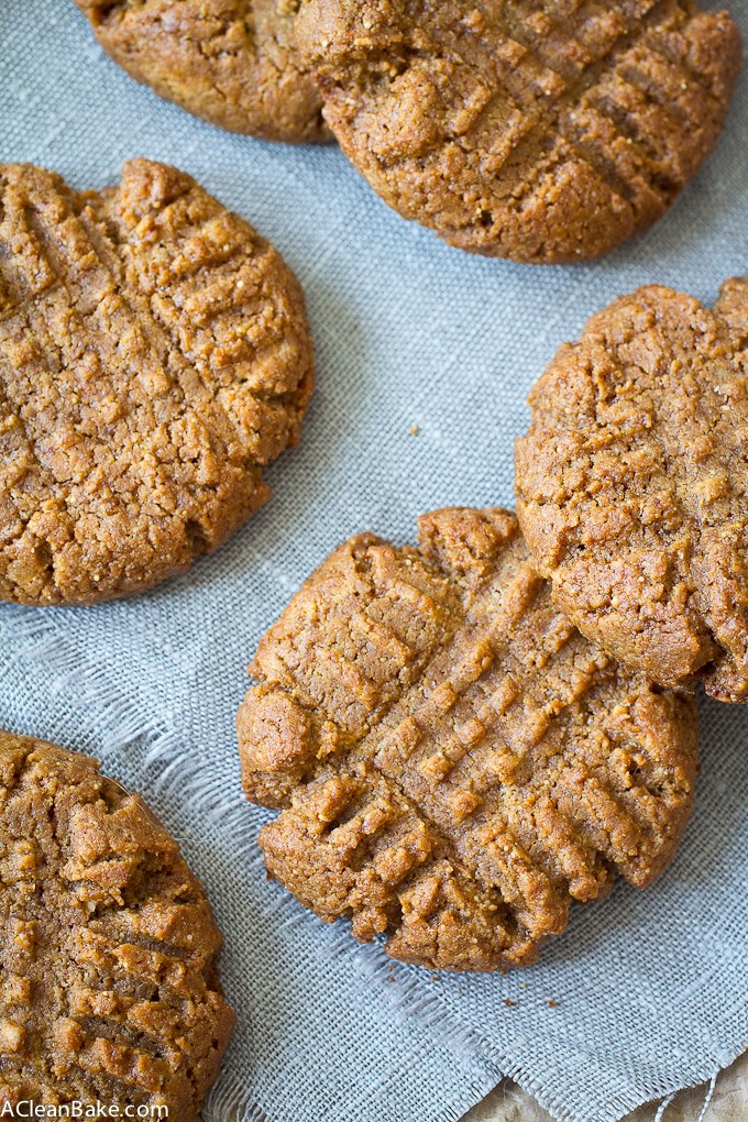 Classic Peanut Butter Cookies (gluten free, dairy free, paleo-adaptable)