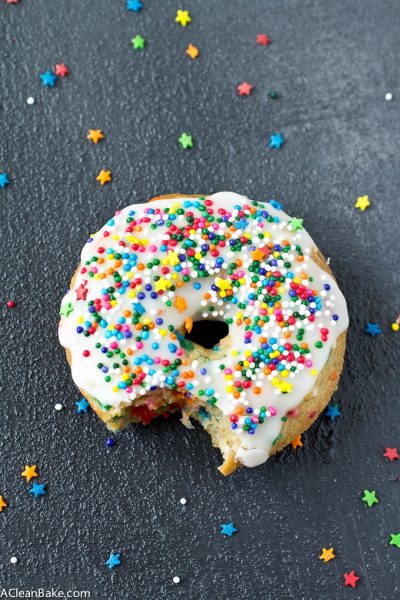 Paleo Funfetti Doughnuts (Gluten free, Grain Free, Paleo, Dairy Free, Low Carb)