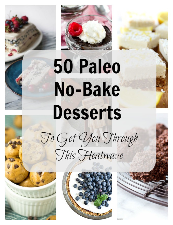 Healthy No Bake Desserts (Gluten free, Paleo)