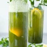 Hydrating Green Goddess Sparkler Mocktail, plus two other health mocktails with only three ingredients (Gluten free, paleo, vegan, dairy free, egg free)