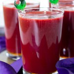 Purple Probiotic Mocktail, plus two other health mocktails with only three ingredients (Gluten free, paleo, vegan, dairy free, egg free)