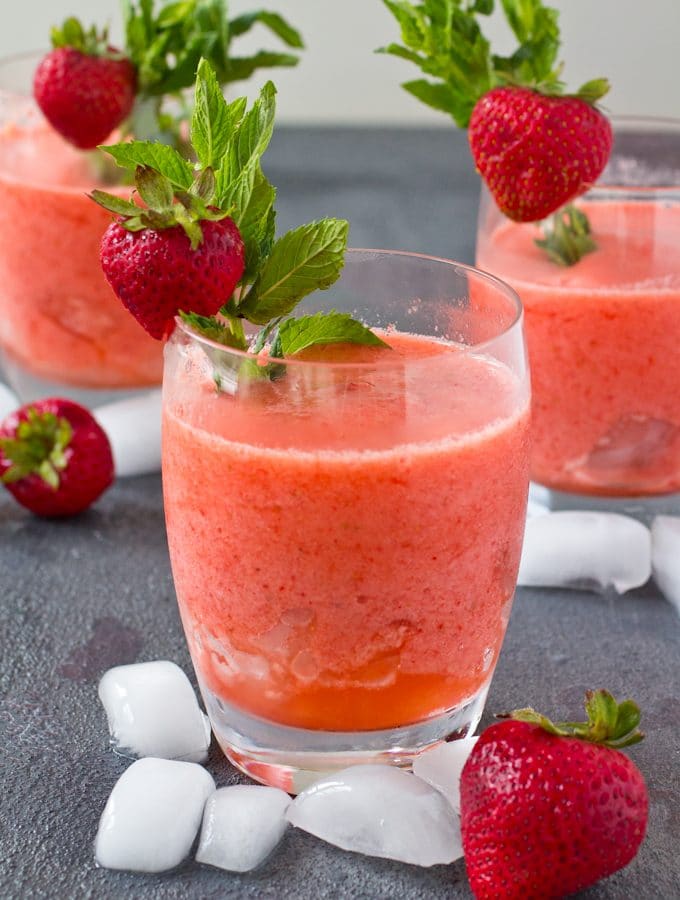 frozen strawberry lemonade (sugar free)