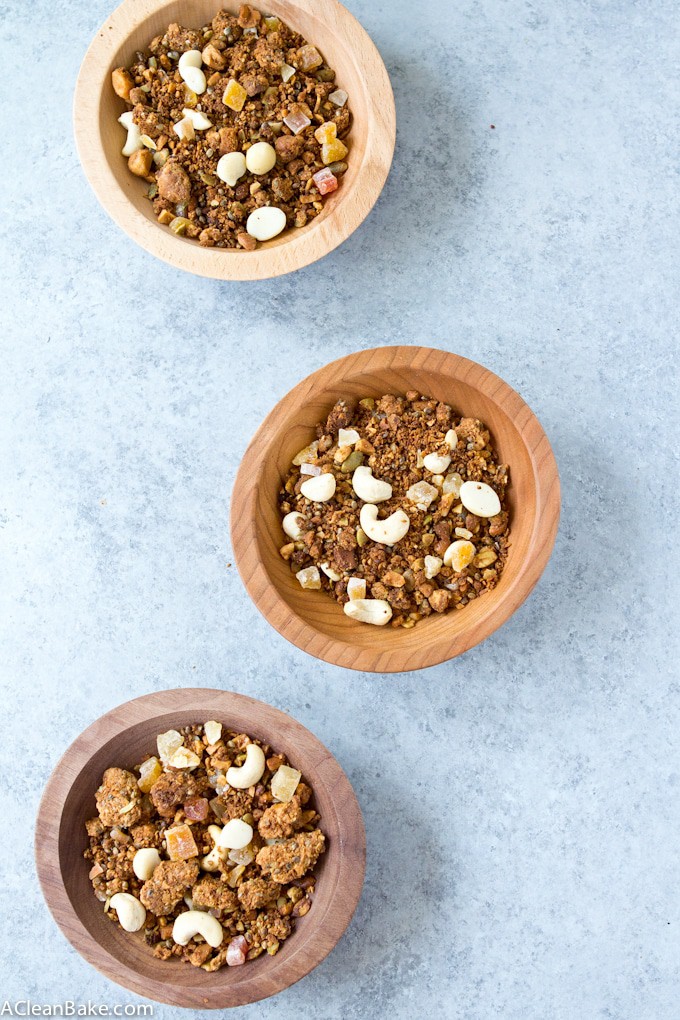 Tropical Hempseed Granola (Grain Free, Gluten Free, Lower Carb)