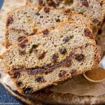 Cinnamon Raisin Swirl Bread (Grain free, gluten free, low carb, yeast free, dairy free)