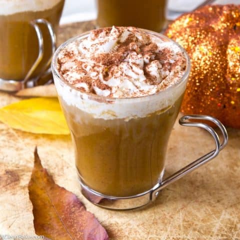 Sugar Free Pumpkin Spice Latte (gluten free, vegan and paleo too)