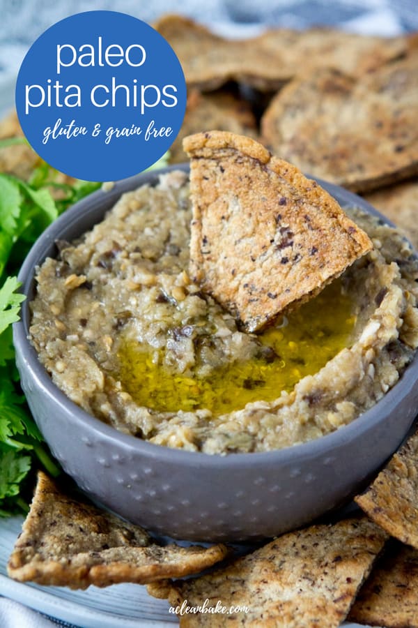 Grain Free Pita Chips (Gluten free, Paleo, Dairy Free)