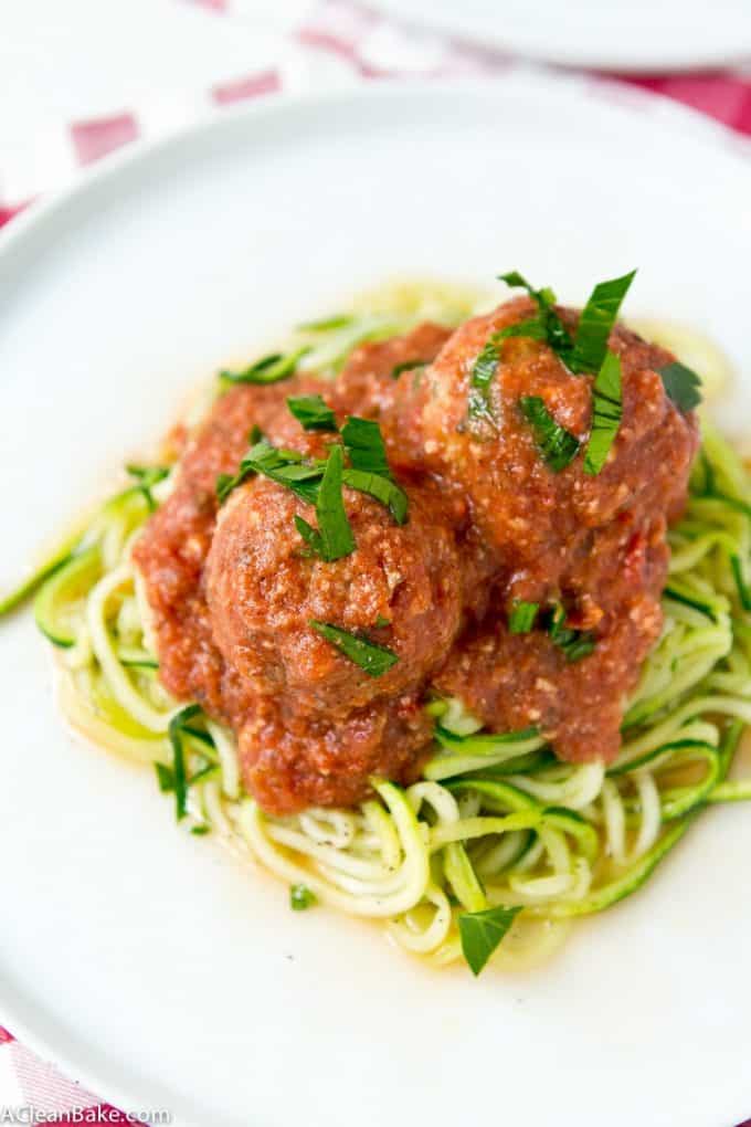 Slow Cooker Meatballs (Gluten free, Paleo and Dairy Free)