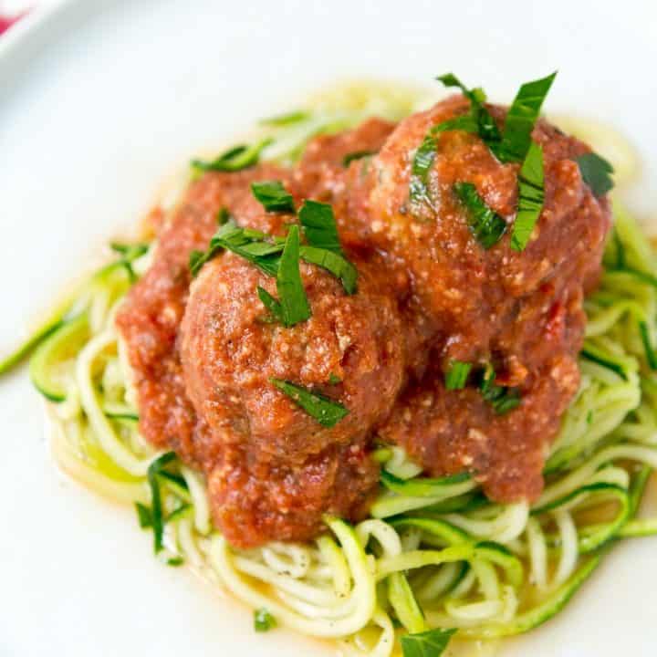 Slow Cooker Meatballs (Gluten free, Paleo and Dairy Free)