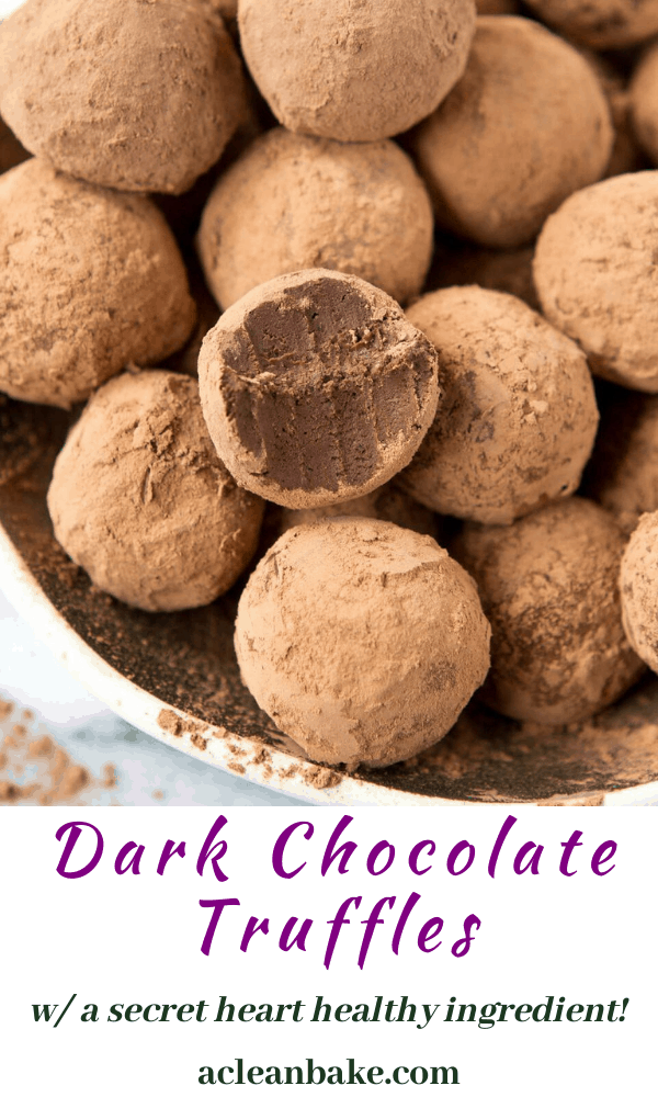 Dark Chocolate Truffles (Gluten free, paleo, dairy free, low carb)