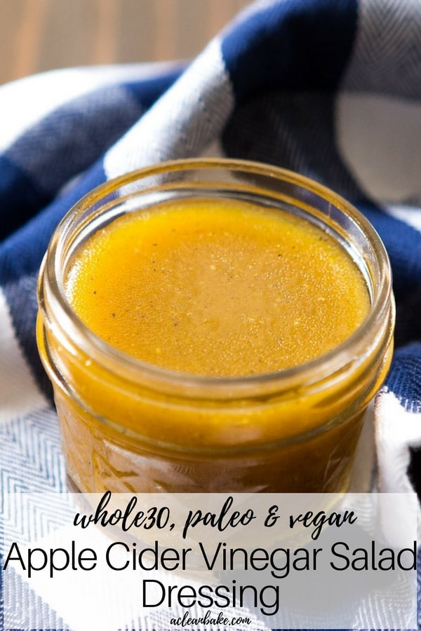 Apple Cider Vinegar Dressing #healthy #healthyrecipe #dinner #lunch #salad #saladdressing #lowcarb #paleorecipe #lowcarbrecipe #paleo #glutenfree #glutenfreerecipe