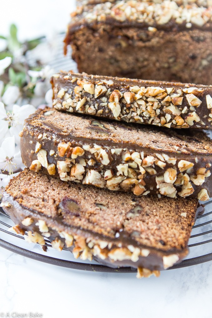 Pecan-Date-Banana-Bread-With-Caramel-Glaze-gluten-free-paleo