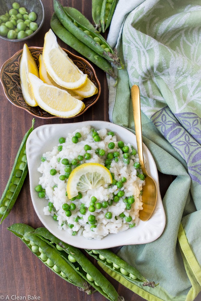 Green-Pea-Lemon-Risotto-Dairy-Free-Alcohol-Free