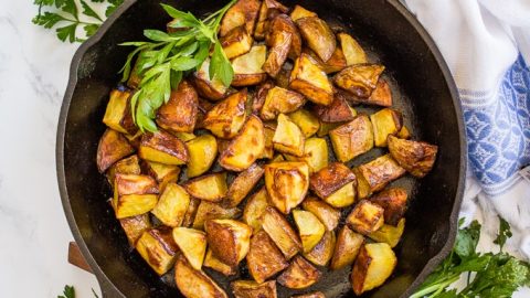 Cast Iron Shrimp with Curry Roasted Potatoes - Edible San Francisco