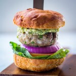 Paleo Jalapeno Burger with Guacamole and Lettuce Wrap