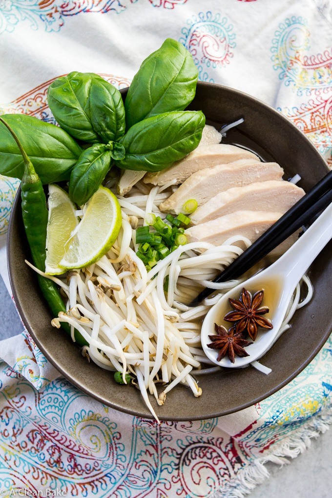 30 Minute Pho | Adaptable for Low Carb & Whole30 | A Clean Bake