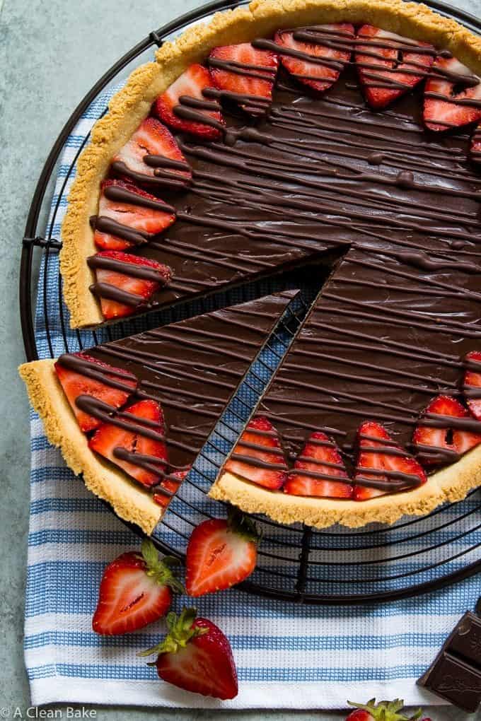 Paleo Chocolate Ganache Tart (gluten free, dairy free, low carb)