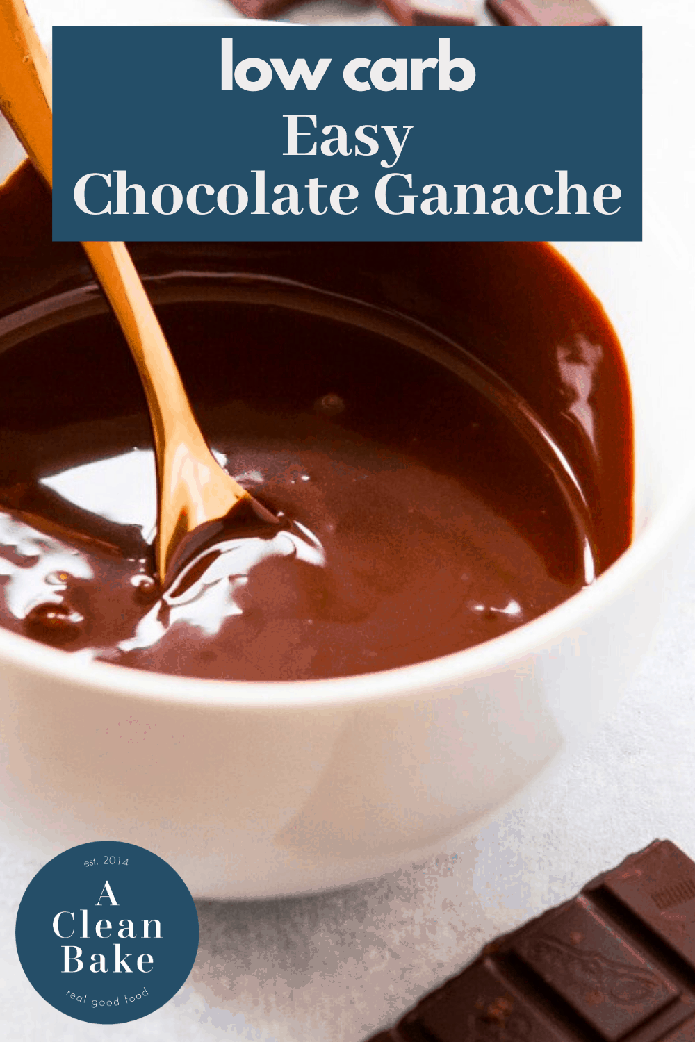 Paleo Chocolate Ganache (gluten free & vegan) A Clean Bake