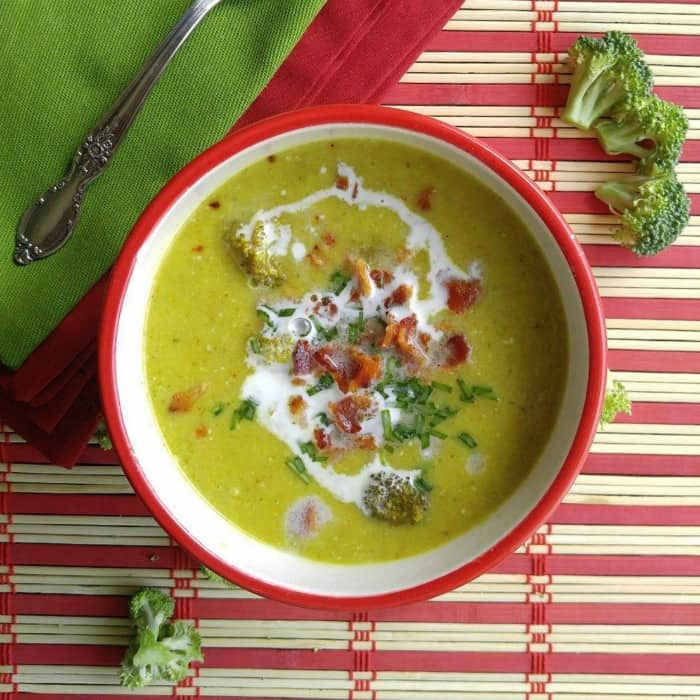 Healthy Paleo Slow Cooker Dinners - Curried Broccoli Soup