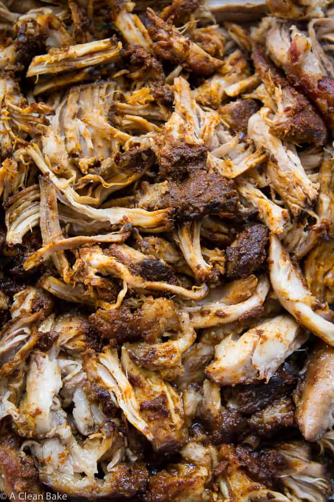 Paleo Slow Cooker Pulled Pork (or Chicken)