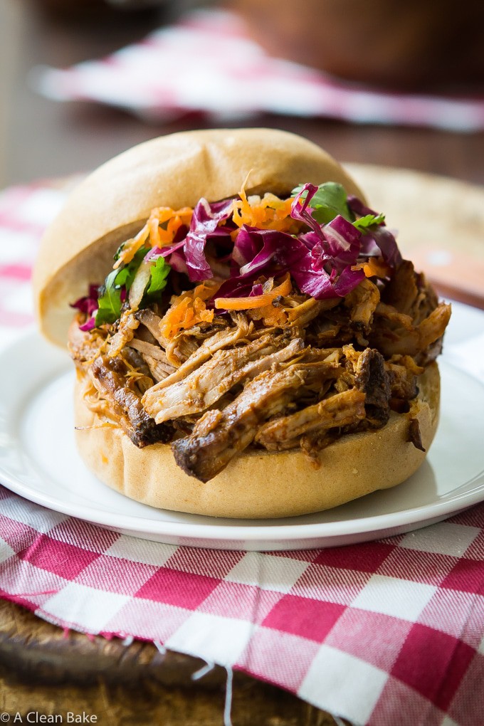 Paleo Slow Cooker Pulled Pork (or Chicken)