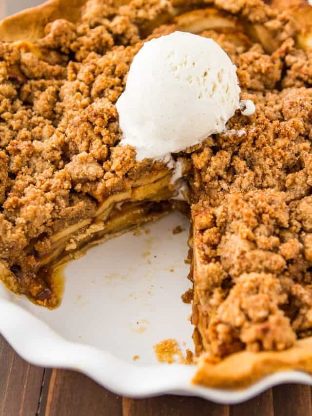 How to Make Paleo Apple Pie w/ Crumble Topping A Clean Bake