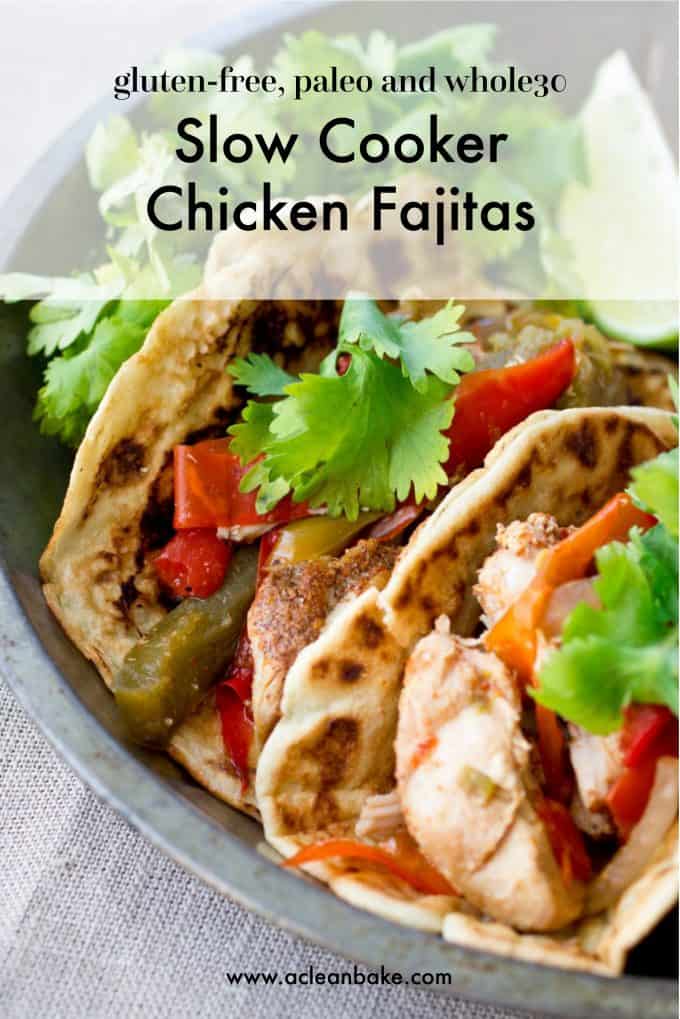 Fajitas de frango com título