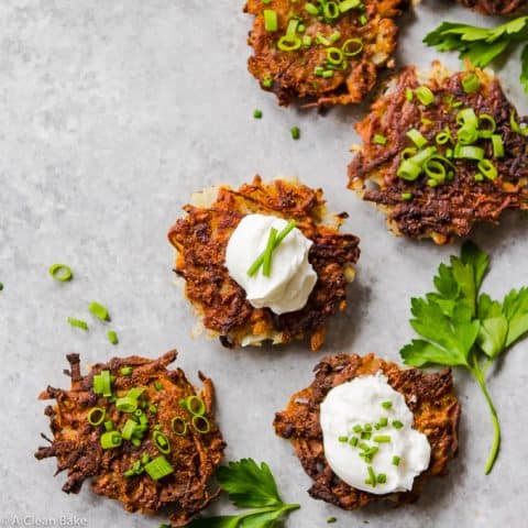 Potato Latkes (Egg Free, Gluten free, Vegan)