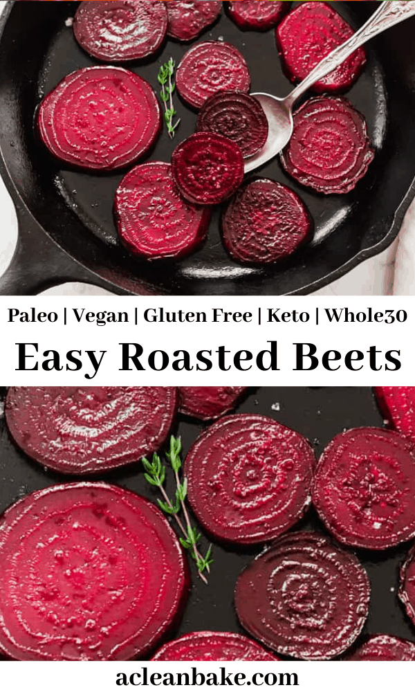 Simple Roasted Beets (GF, Vegan, Paleo, Whole30) | A Clean Bake