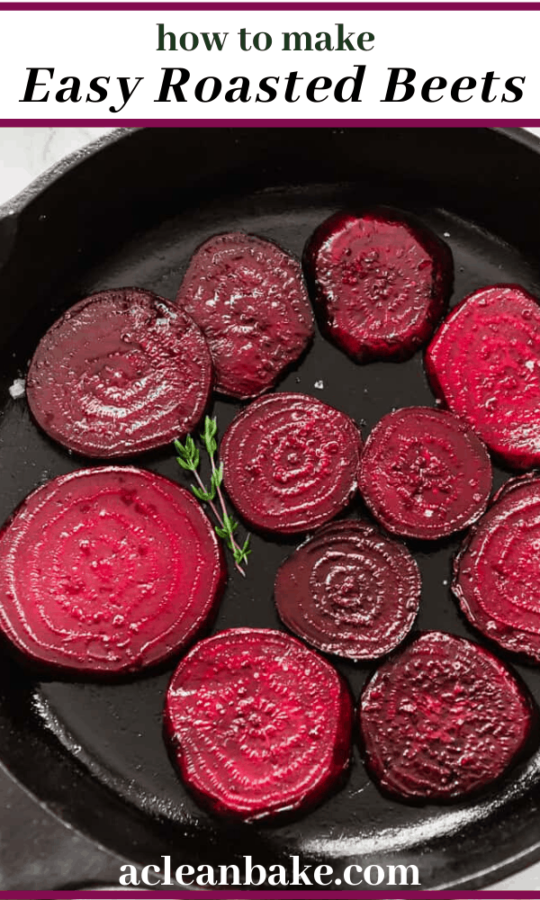 Simple Roasted Beets (GF, Vegan, Paleo, Whole30) A Clean Bake