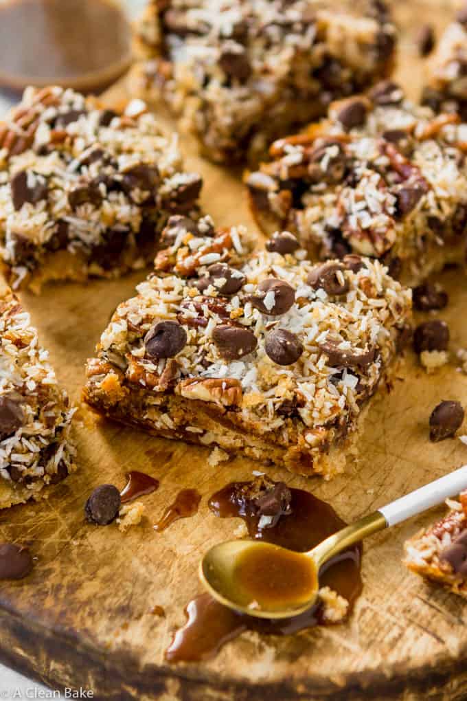 Gluten Free & Paleo Magic Cookie Bars