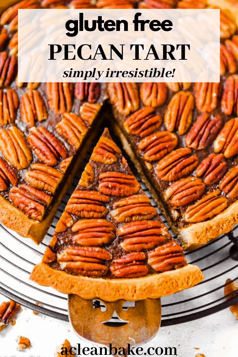 Gluten Free Pecan Tart (Paleo, Dairy Free) A Clean Bake