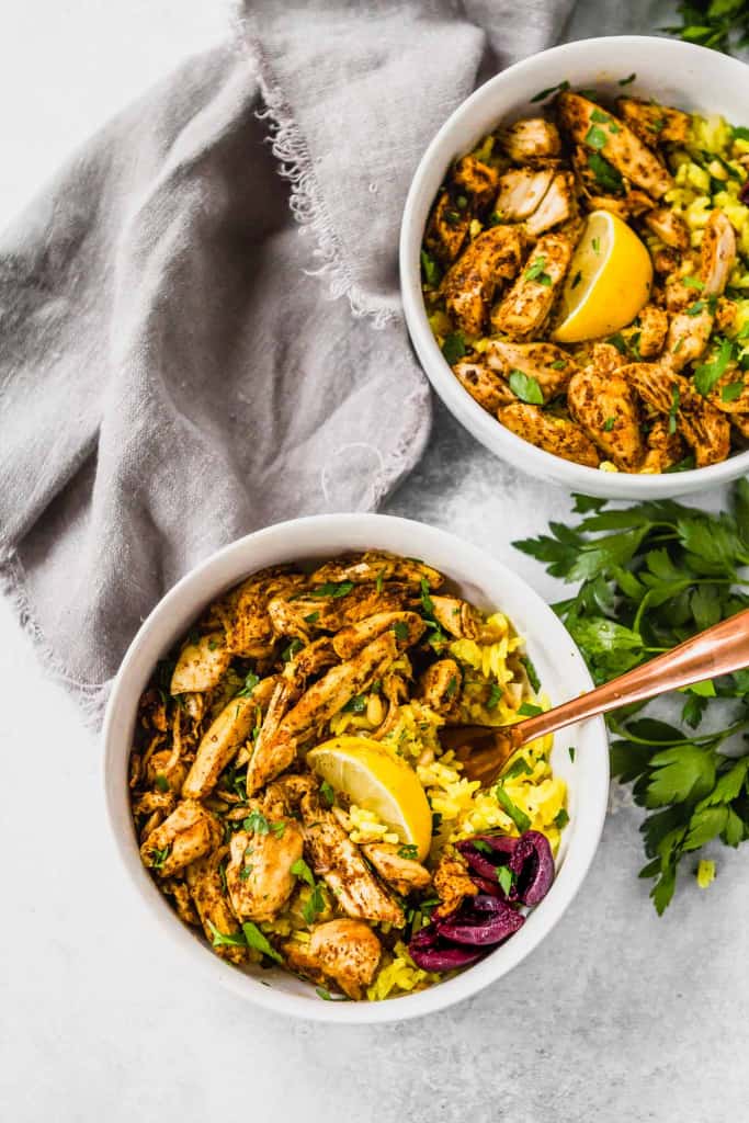 Slow Cooker Chicken Shawarma (Gluten Free, Paleo, and Whole30) A