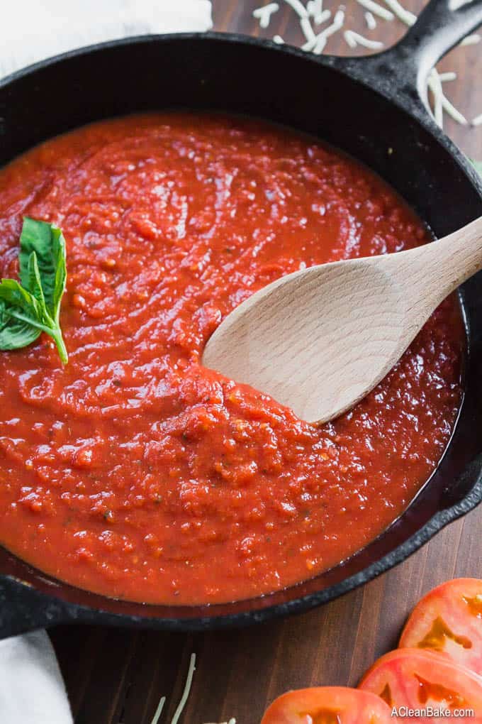 Easy 3-Minute, Sugar-Free Pizza Sauce (paleo, keto, Whole30)