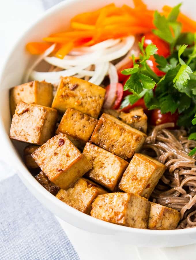 5 Ingredient Baked Tofu Recipe (vegan, gluten free)