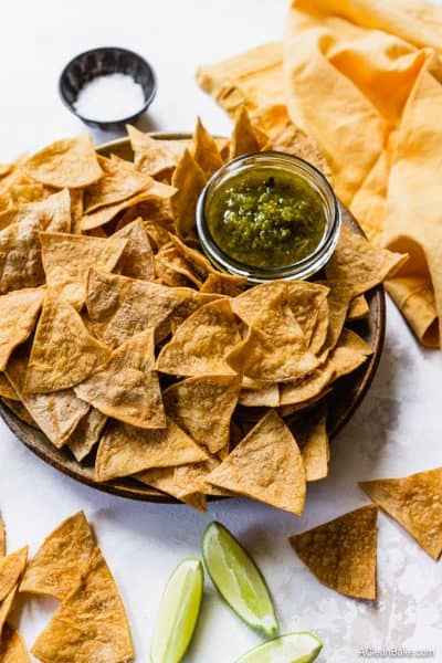 Homemade Gluten Free Tortilla Chips | A Clean Bake