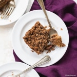 Paleo Rhubarb Coffee Cake #glutenfree #Paleo #healthybreakfast #healthycake #summerdessert #healthybreakfast #glutenfreebreakfast #paleobreakfast #paleosnack #glutenfreesnack #glutenfreedessert #paleodessert #dessertrecipe #paleodessertrecipe #paleorecipe #glutenfreerecipes #glutenfreedessertrecipes