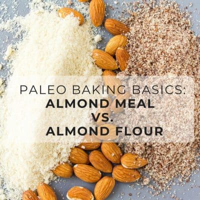 Almond meal vs almond flour: what's the difference and how to use the right almond flour for your recipe! #glutenfree #glutenfreebaking #paleo #paleobaking #almondflour #almondmeal #lowcarb #lowcarbbaking #grainfree #grainfreebaking #healthy #healthybaking #healthyrecipes