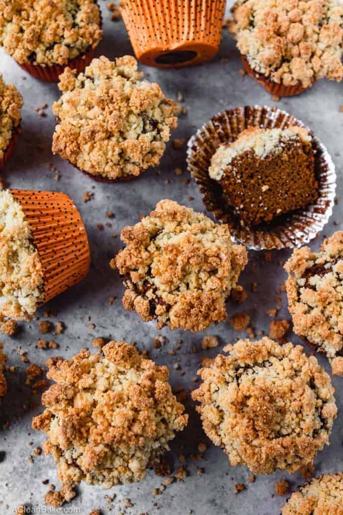 Batch of paleo pumpkin muffins