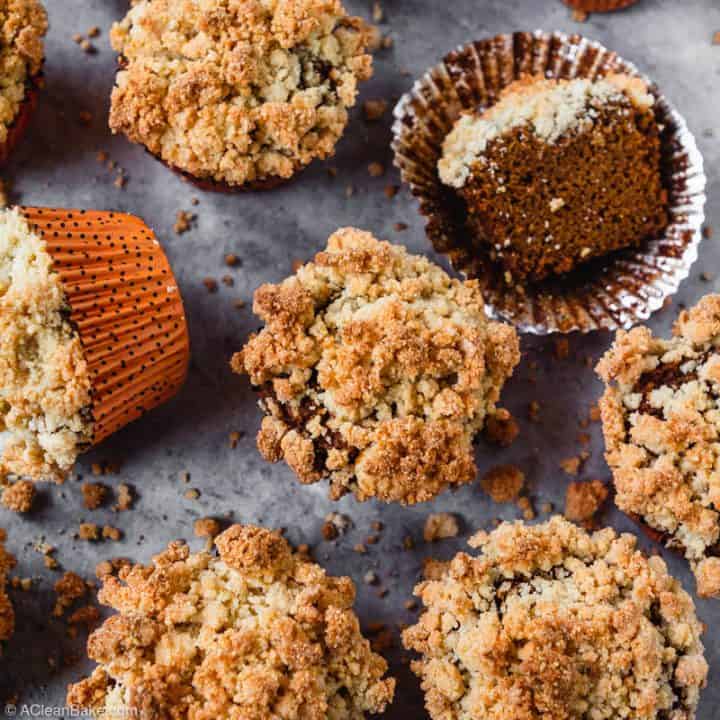 Batch of paleo pumpkin muffins