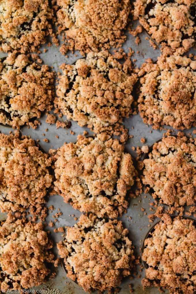 Pan of Paleo Pumpkin Muffins (gluten free) 