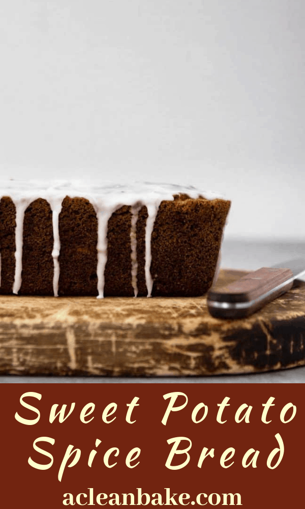 Spiced Gluten Free & Paleo Sweet Potato Spice Bread (Gluten Free&Dairy