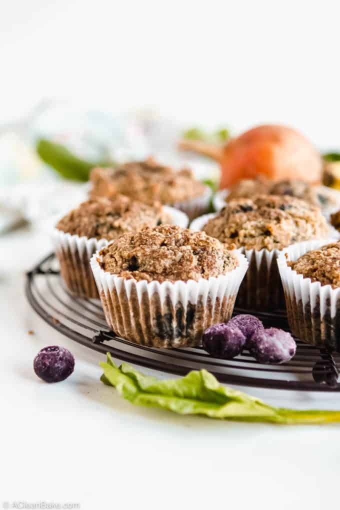 Kid Friendly Gluten Free and Paleo Beet-Blueberry Muffins #glutenfree #glutenfreemuffins #paleo #paleomuffins #glutenfreebreakfast #paleobreakfast #healthybreakfast #glutenfreesnack #snackrecipe #breakfastrecipe #healthymuffins #paleosnack #paleosnackrecipe #healthybreakfast #healthybreakfastrecipe